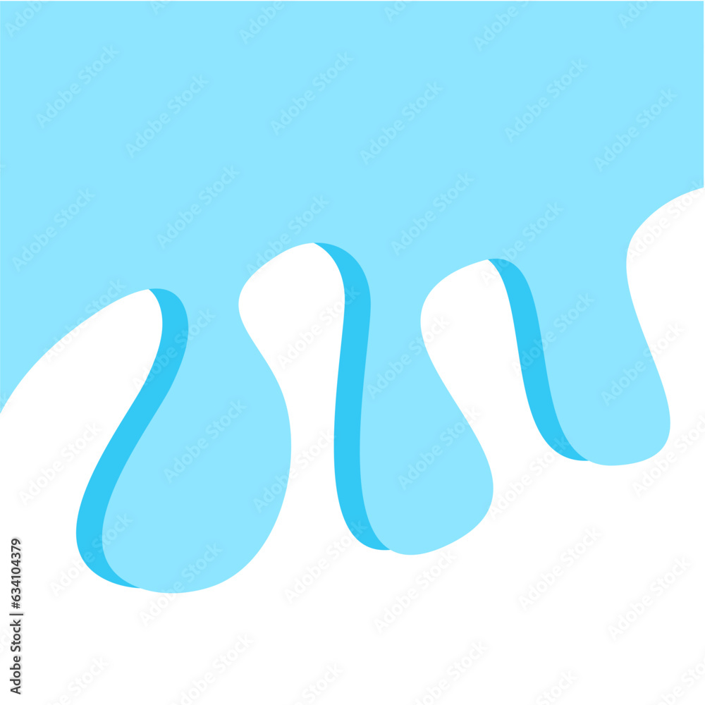 Illustration of paint drops