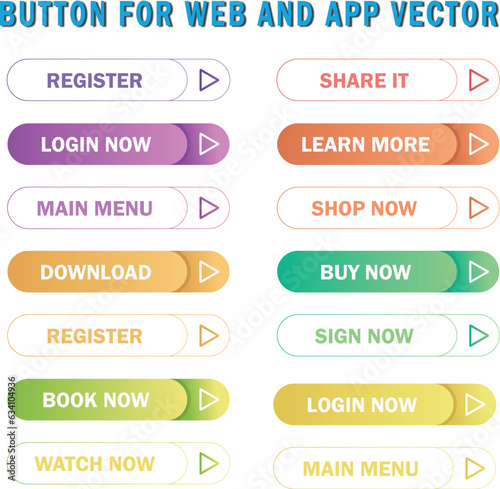 cta web button collection