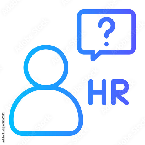 hr manager gradient icon