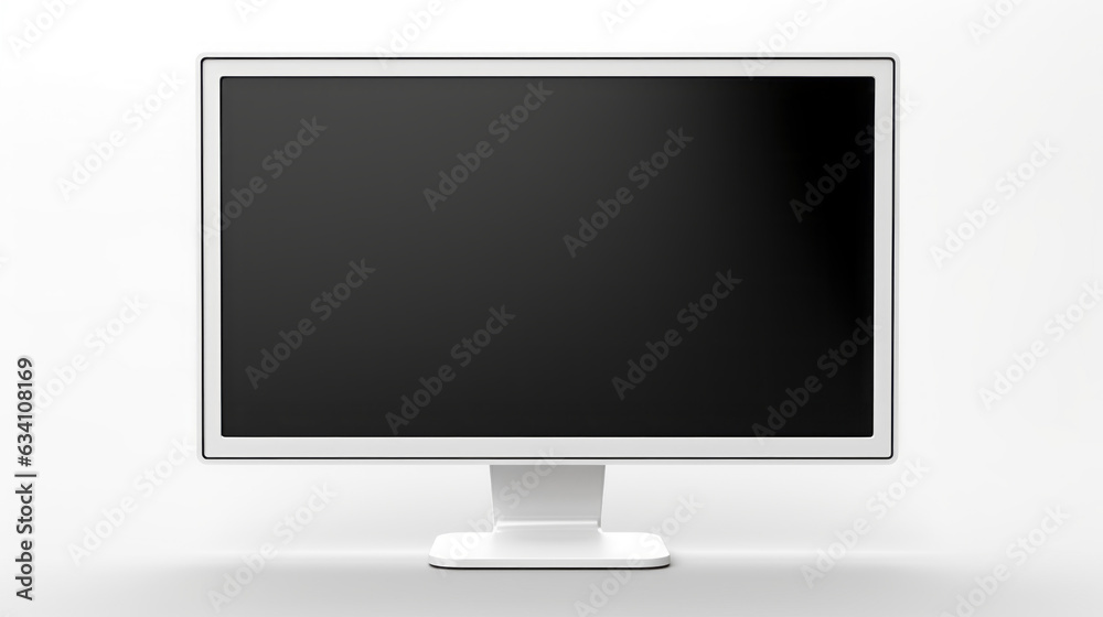 Computer monitor isolated on white background Computer monitor isolated on white background