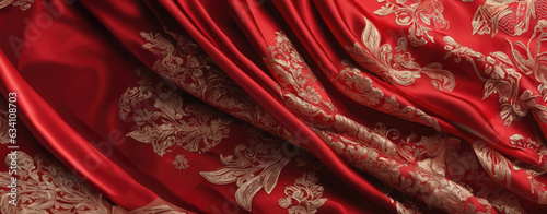 red silk background, luxury background