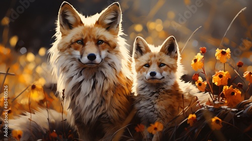 painted foxes