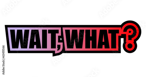 wait what stickers illustration