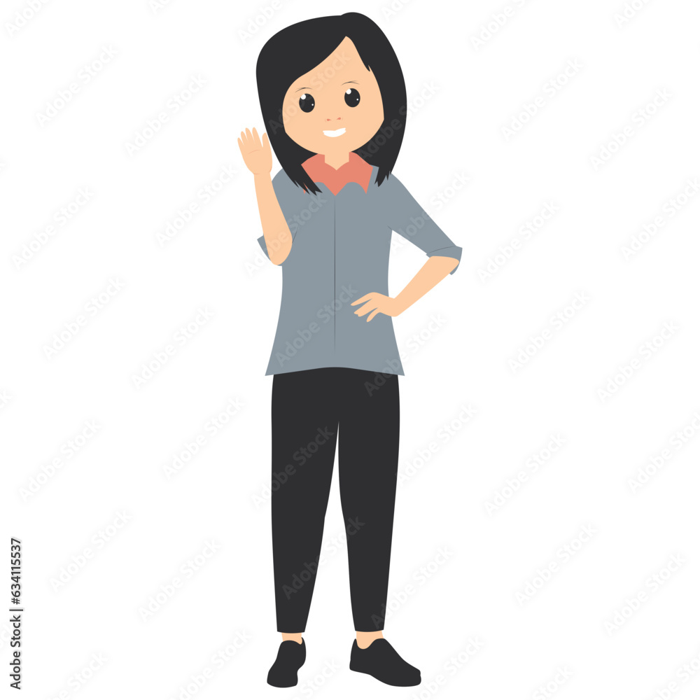 cute female teachercartoon illustration cute female teachercartoon illustration