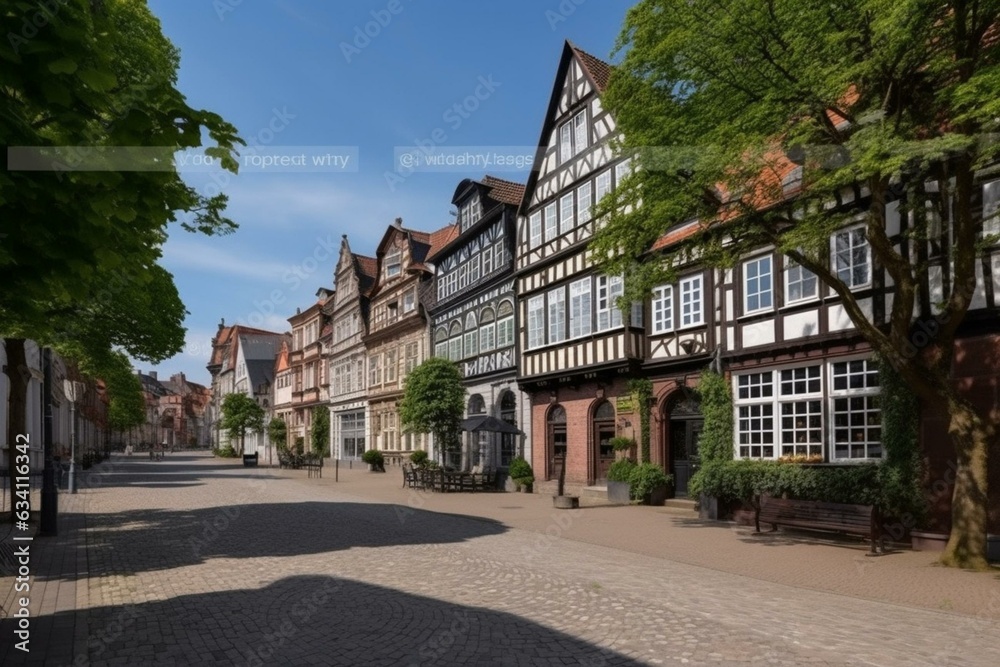City in Lower Saxony, Germany. Generative AI