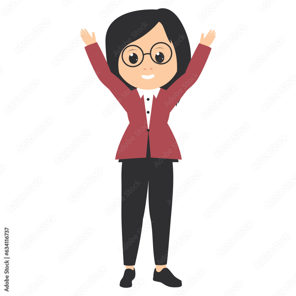 cute female teacher cartoon illustration cute female teacher cartoon illustration