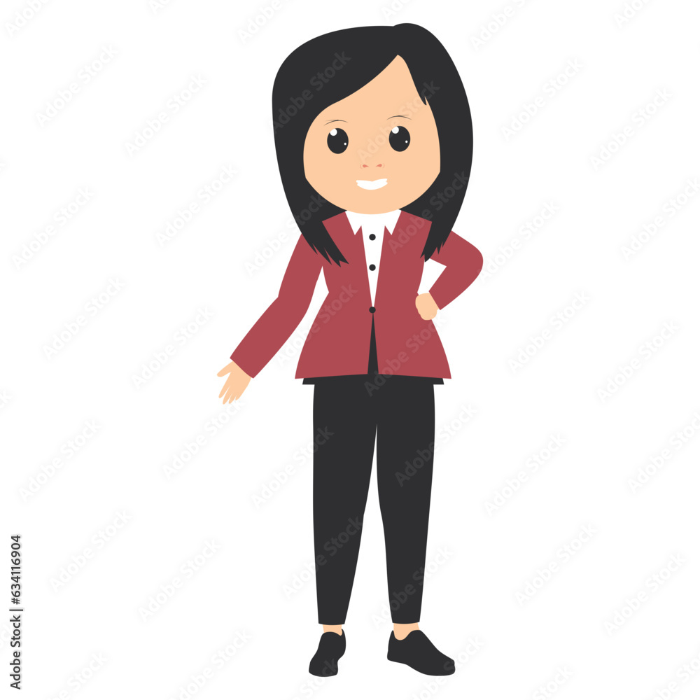 cute female teacher cartoon illustration cute female teacher cartoon illustration