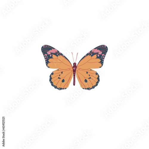  It seems like you're describing a butterfly that has both black and beige colors in its wings. While butterflies are well-known for their vibrant and diverse color patterns, it's important to note th