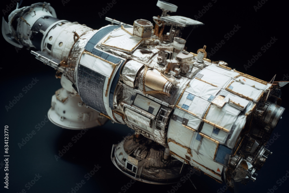 Model of a space shuttle module from spacecraft Model of a space shuttle module from spacecraft