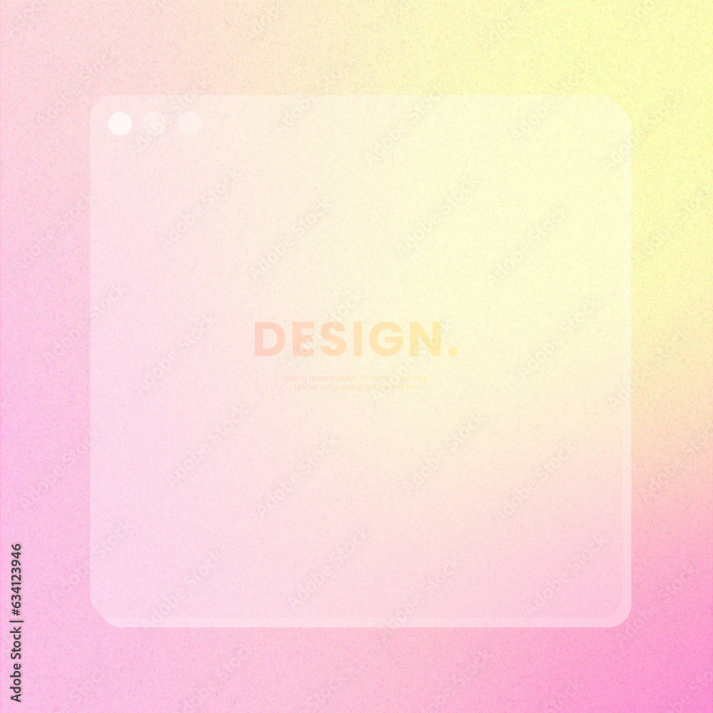 Simple square gradient background. Social media template vector illustration.