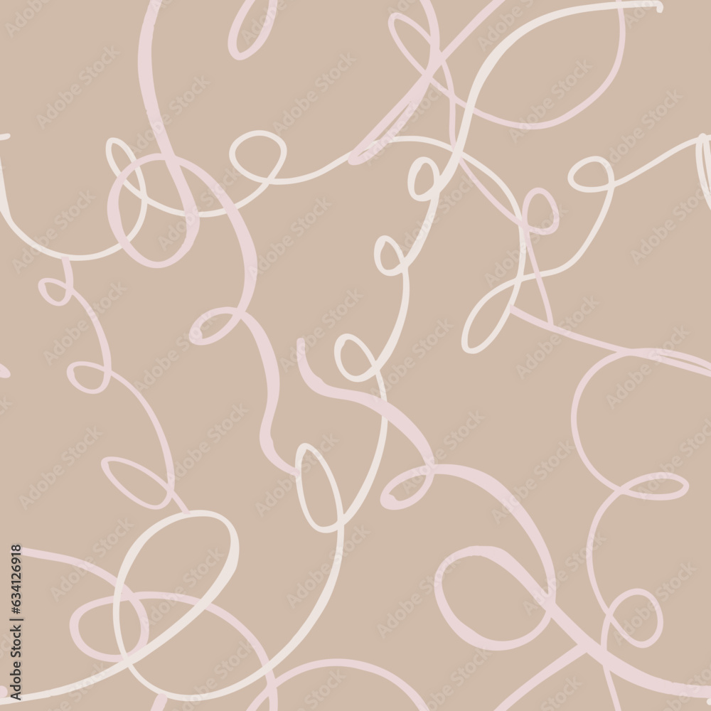 Minimalist trendy abstract seamless pattern. Line art illustrations. Modern vector template for design. Minimalist trendy abstract seamless pattern. Line art illustrations. Modern vector template for design.