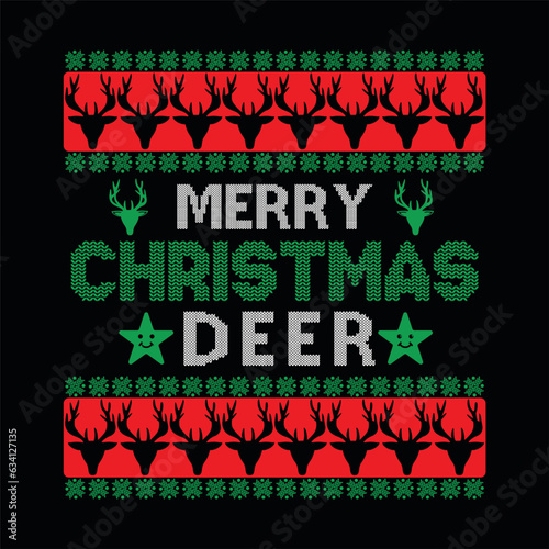 Merry Christmas deer (ID: 634127135)