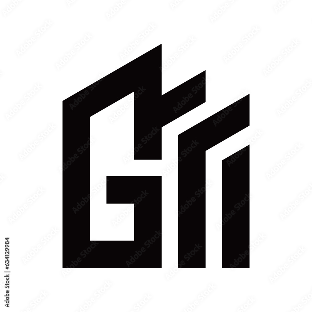 G M letter creative logo G M letter creative logo