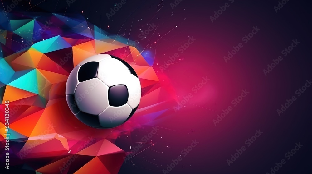 Fototapeta premium football abstract background