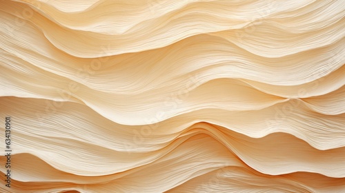 an flowing Abstract Horizontal delicate cream colored paper as a background, flow design texture. ornamental art Abtract-themed, photorealistic illustrations in JPG. Generative AI