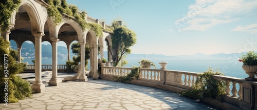 Seaside Serenity  Roman Art and Architecture in a Breathtaking Villa Photo