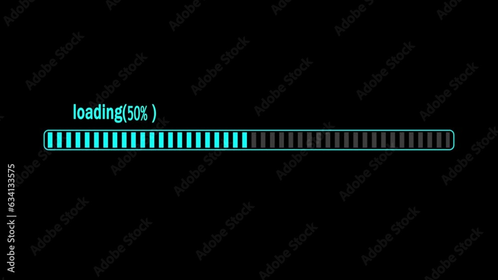 abstract beautiful loading bar 0-100 percent animation background 4k abstract beautiful loading bar 0-100 percent animation background 4k