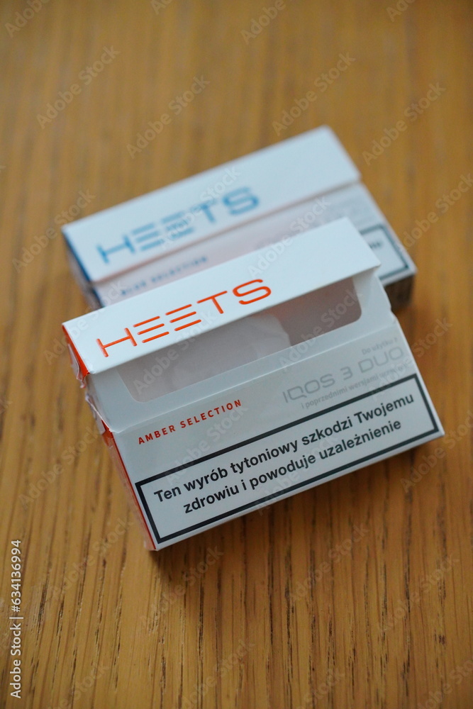 Heets Iqos electric cigarettes filling Stock Photo Adobe Stock