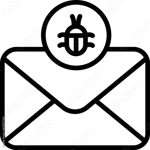 mail spam icon