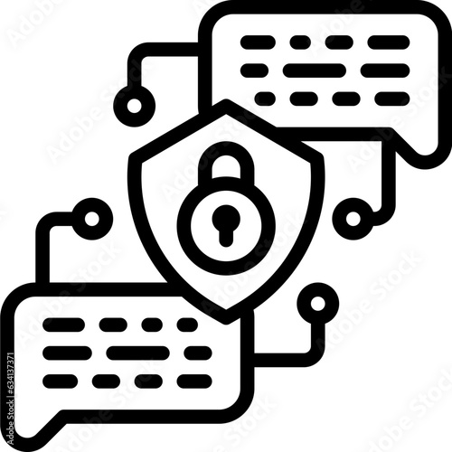 privacy chat icon