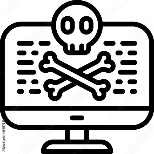 cyber attack icon