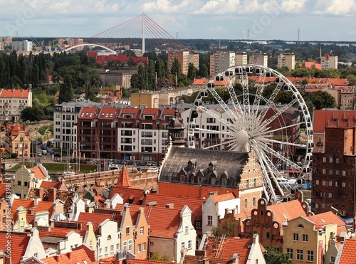 Blick über die Altstadt von Danzig
