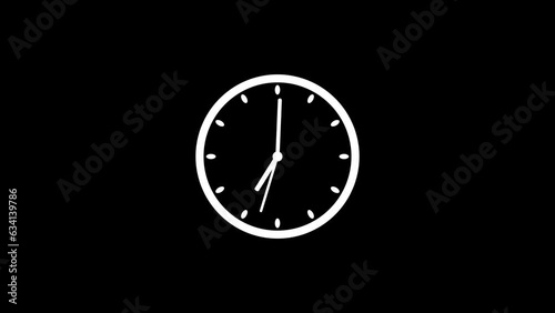 Wallpaper Mural abstract beautiful wall clock animation background 4k Torontodigital.ca