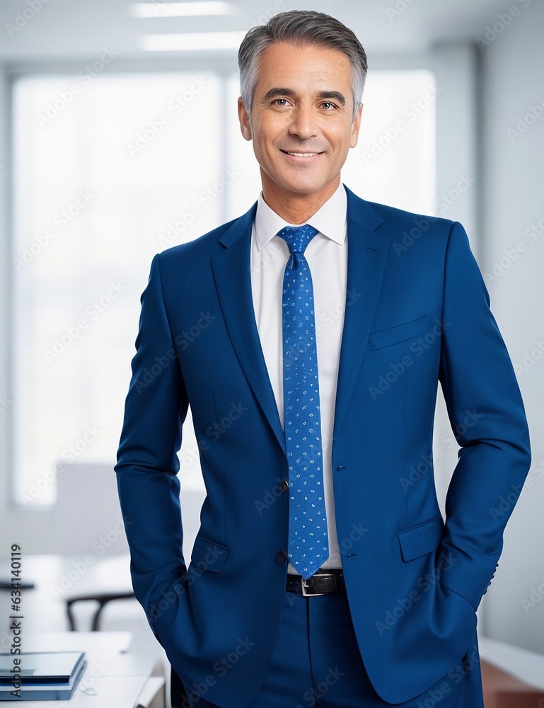 Reifer und Selbstbewusster CEO: Symbol für Erfolg und Führung im Geschäftswelt Reifer und Selbstbewusster CEO: Symbol für Erfolg und Führung im Geschäftswelt