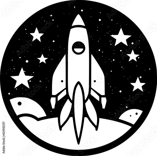 Rocket - High Quality Vector Logo - Vector illustration ideal for T-shirt graphic