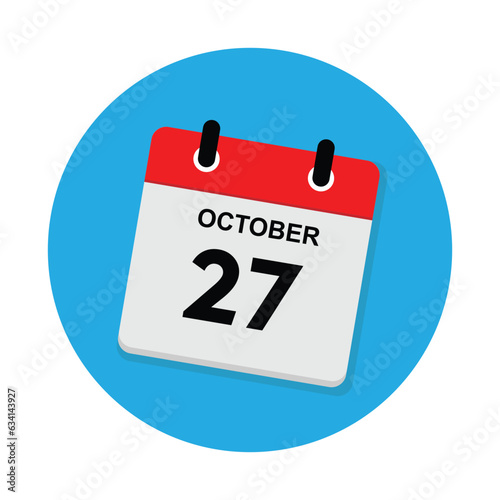 27 october icon with white background