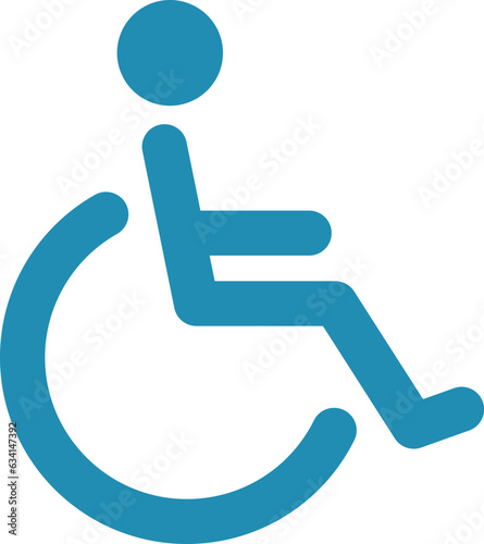 車椅子のアイコン（Handicapped icon）
