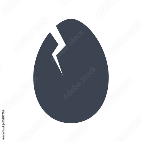Broken egg icon