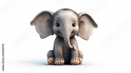 cute baby elephant clipart concept design clipart high.Generative AI © sudipdesign