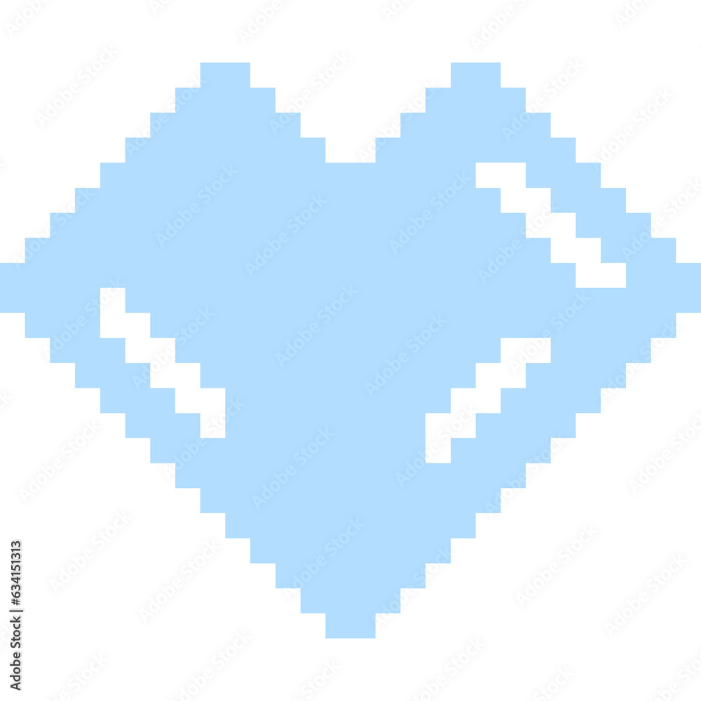 Obraz premium Heart pixel