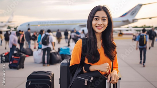 young adult woman, arabic o...