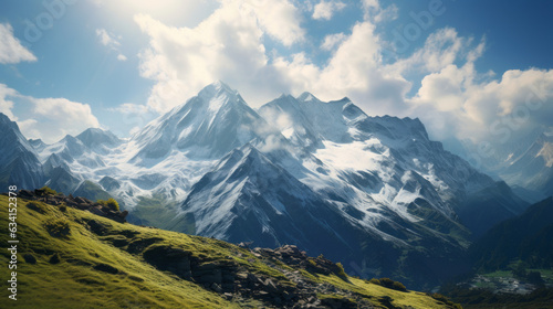 Wallpaper Mural Majestic mountain landscape Torontodigital.ca
