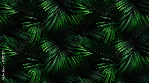 leaves of a palm_tree tile