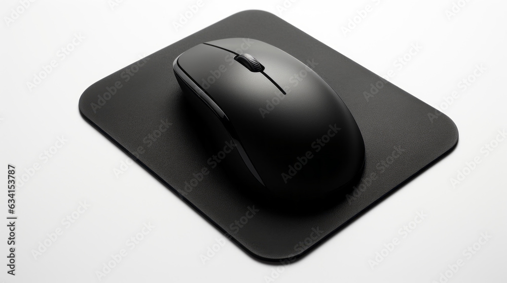Computer Mouse pad solated on white background