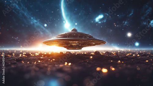 Alien spaceship science fic...