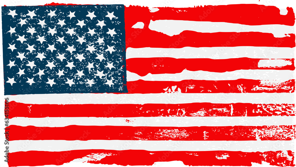 Grunge Flag of USA