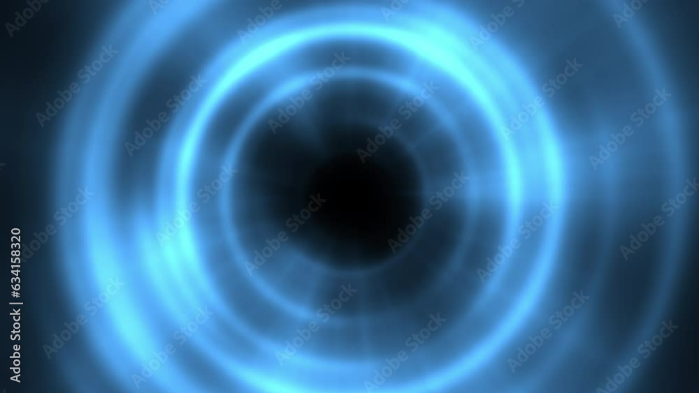 Tunnel vortex of blue rings for time travel, 4k with alpha channel for transparent background Tunnel vortex of blue rings for time travel, 4k with alpha channel for transparent background