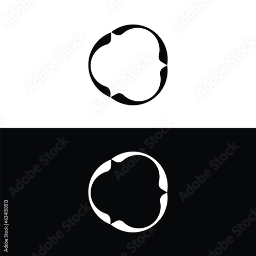 Circle vector logo template design . Circle icon iliustration photo