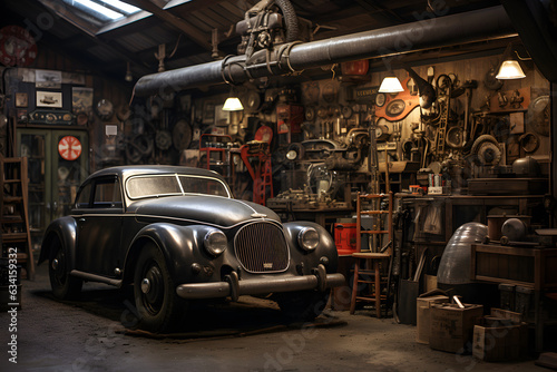 old car garage © bihanc