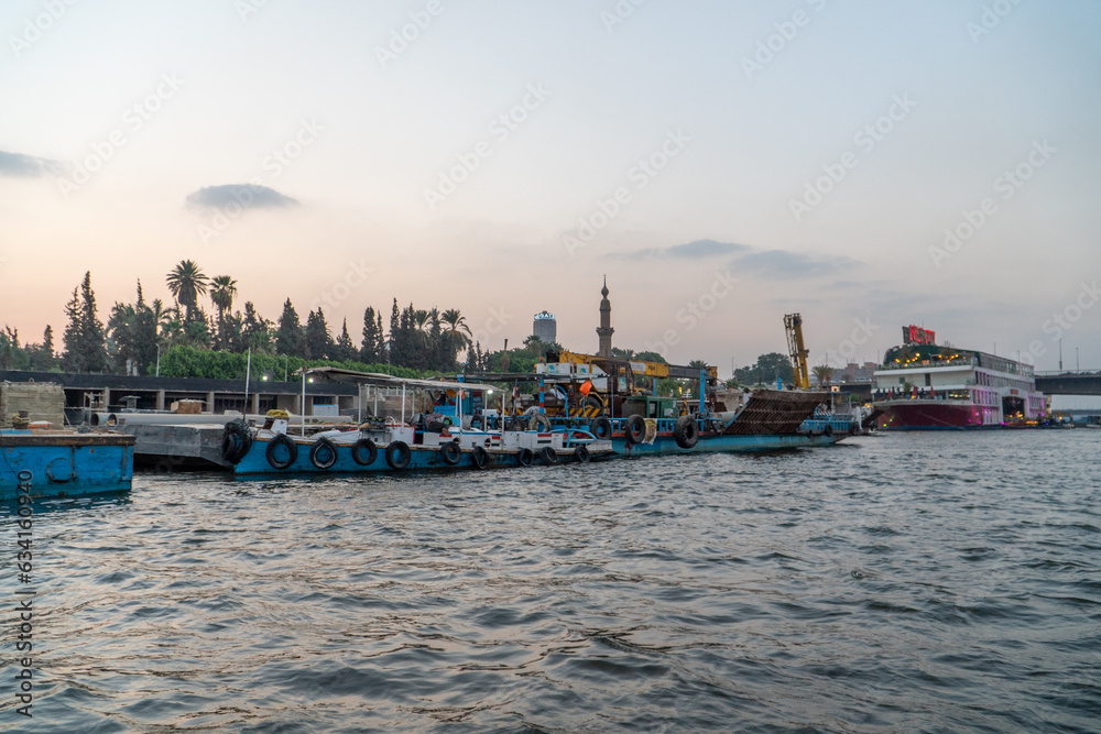 Boats on the River Nile