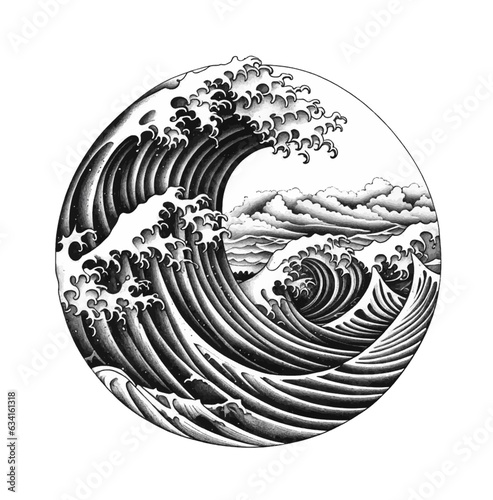 silhouette surfer wave