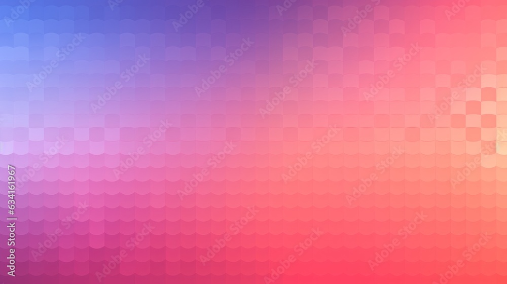 Modern background with square tiles. Gradient texture with blue and orange colors
