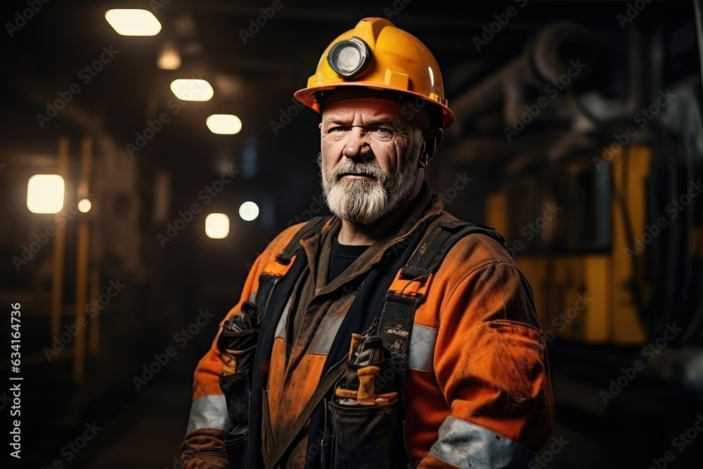 Photograph captures the essence of the profession of Miner Photograph captures the essence of the profession of Miner