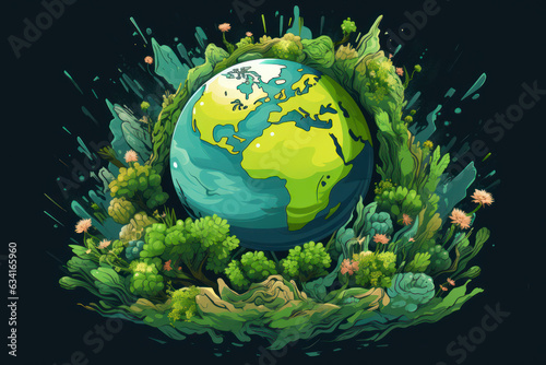 Green earth art