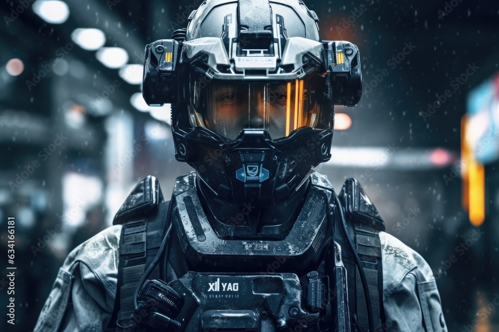 Cyborg soldier