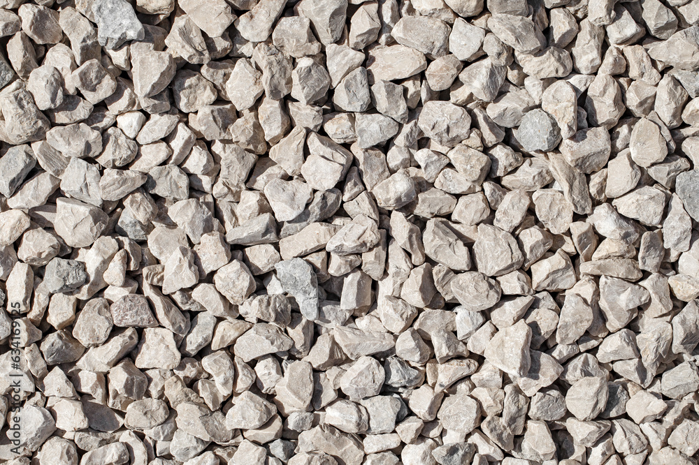 Rubble, lot of stones in pile, close-up, top view Rubble, lot of stones in pile, close-up, top view